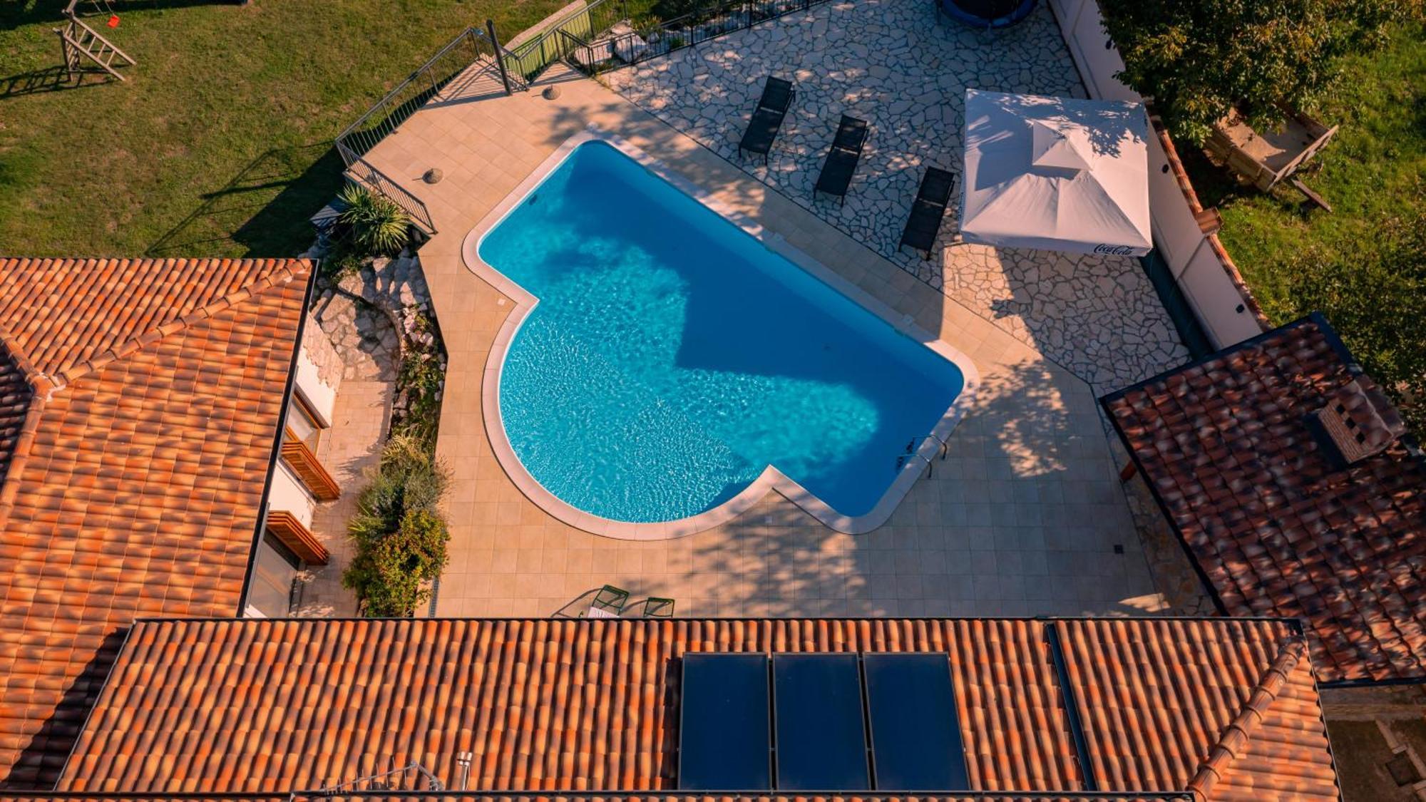Villa Arton Heated Swimming-Pool Zminj Екстер'єр фото