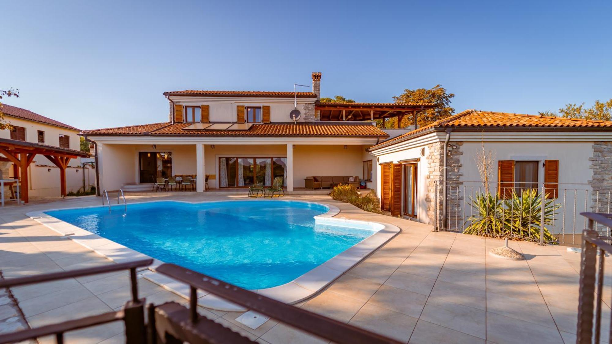 Villa Arton Heated Swimming-Pool Zminj Екстер'єр фото