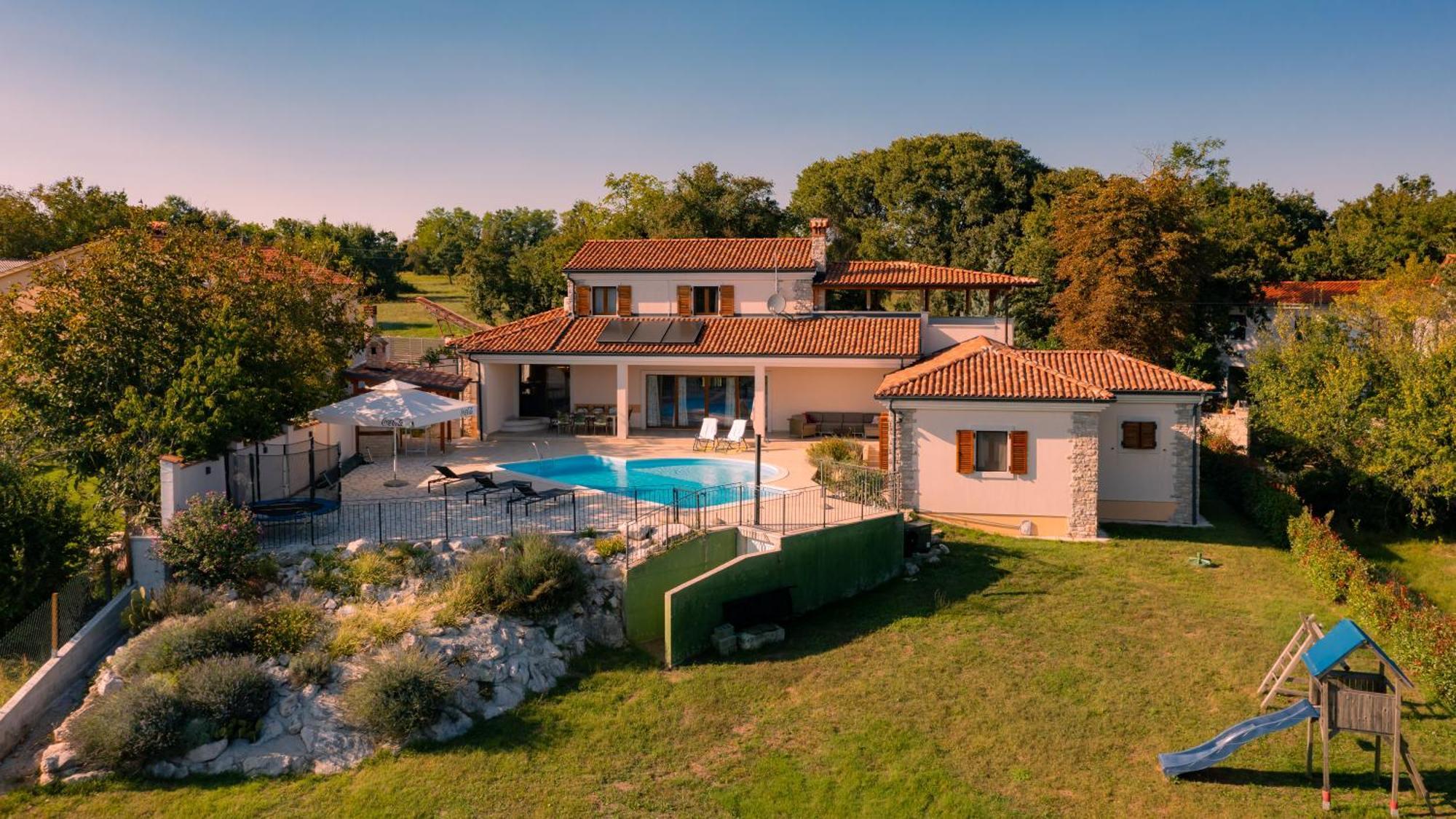 Villa Arton Heated Swimming-Pool Zminj Екстер'єр фото