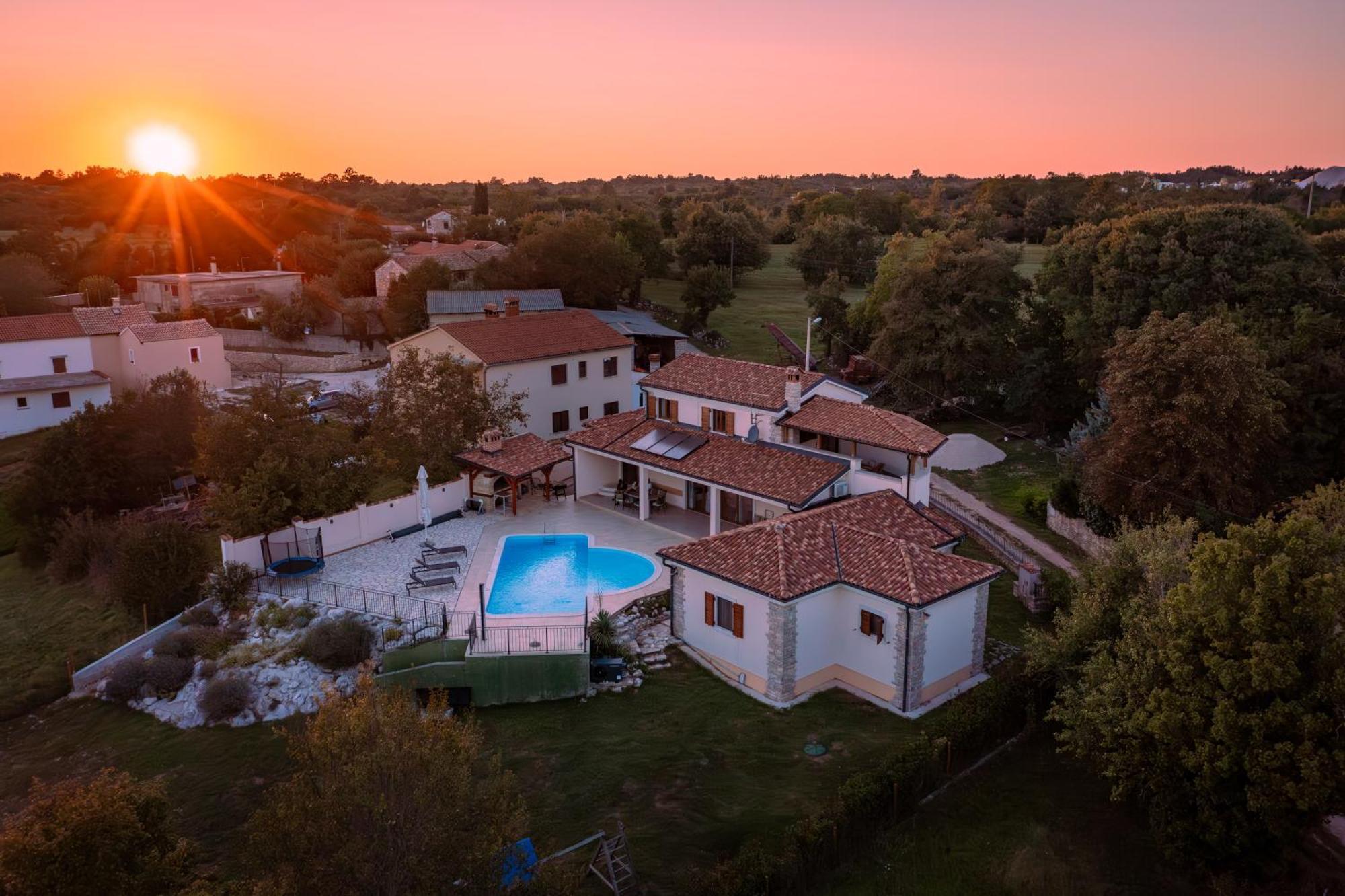 Villa Arton Heated Swimming-Pool Zminj Екстер'єр фото