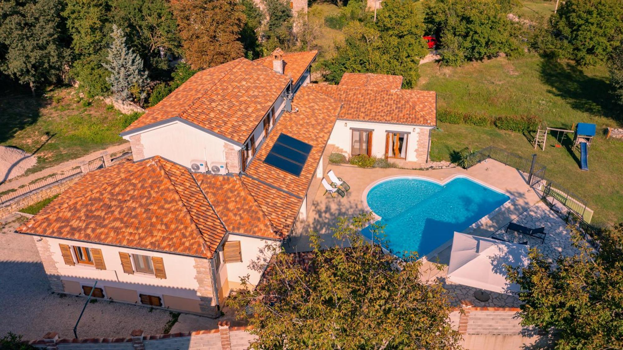 Villa Arton Heated Swimming-Pool Zminj Екстер'єр фото